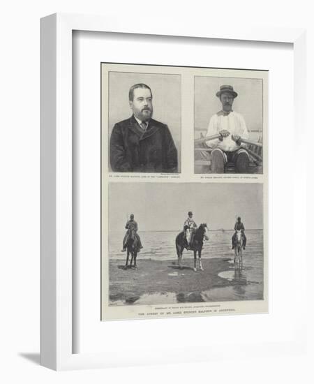 The Arrest of Mr Jabez Spencer Balfour in Argentina-null-Framed Giclee Print