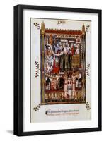 The Arrest of St Denis, 1317-null-Framed Giclee Print