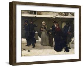 The Arrest of the Hoboes. before 1855-Alfred Emile Léopold Stevens-Framed Giclee Print