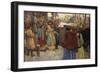 The Arrest of Tsarevna Sophia-Konstantin Alexandrovich Veshchilov-Framed Giclee Print