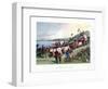 The Arrival at Lake Ngami, 19th Century-null-Framed Premium Giclee Print