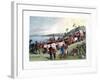 The Arrival at Lake Ngami, 19th Century-null-Framed Giclee Print