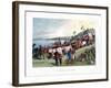 The Arrival at Lake Ngami, 19th Century-null-Framed Giclee Print