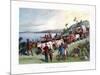 The Arrival at Lake Ngami, 19th Century-null-Mounted Giclee Print