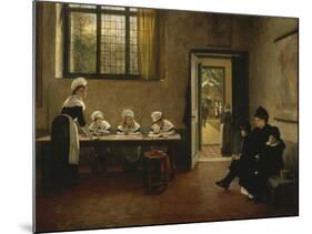 The Arrival at the Orphanage, 1879-George Adolphus Storey-Mounted Giclee Print