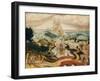 The Arrival in Bethlehem, c.1540-Netherlandish School-Framed Giclee Print