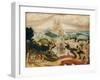 The Arrival in Bethlehem, c.1540-Netherlandish School-Framed Giclee Print