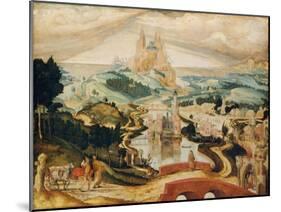 The Arrival in Bethlehem, c.1540-Netherlandish School-Mounted Giclee Print