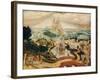 The Arrival in Bethlehem, c.1540-Netherlandish School-Framed Giclee Print