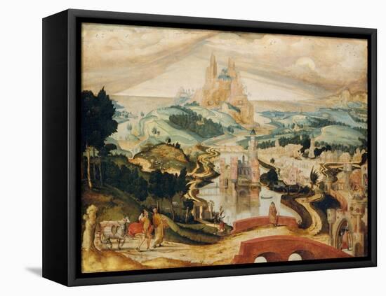 The Arrival in Bethlehem, c.1540-Netherlandish School-Framed Stretched Canvas