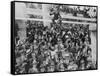 The Arrival of 2447 Italian Immigrants at New York-null-Framed Stretched Canvas