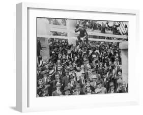 The Arrival of 2447 Italian Immigrants at New York-null-Framed Photographic Print