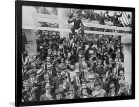 The Arrival of 2447 Italian Immigrants at New York-null-Framed Photographic Print