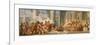 The Arrival of Aeneas in Carthage, 1772-4-Jean Bernard Restout-Framed Premium Giclee Print