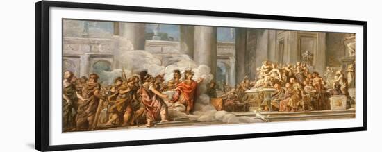 The Arrival of Aeneas in Carthage, 1772-4-Jean Bernard Restout-Framed Premium Giclee Print