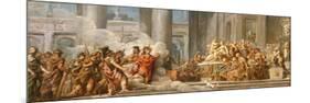 The Arrival of Aeneas in Carthage, 1772-4-Jean Bernard Restout-Mounted Premium Giclee Print