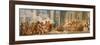 The Arrival of Aeneas in Carthage, 1772-4-Jean Bernard Restout-Framed Giclee Print