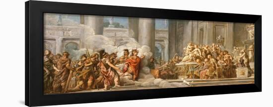 The Arrival of Aeneas in Carthage, 1772-4-Jean Bernard Restout-Framed Giclee Print