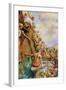 The Arrival of Captain James Cook in Tahiti in 1769-null-Framed Giclee Print