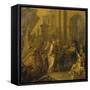 The Arrival of Cleopatra in Tarsus-Gerard De Lairesse-Framed Stretched Canvas