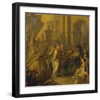 The Arrival of Cleopatra in Tarsus-Gerard De Lairesse-Framed Giclee Print