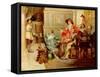 The Arrival of D'Artagnan-Alex De Andreis-Framed Stretched Canvas