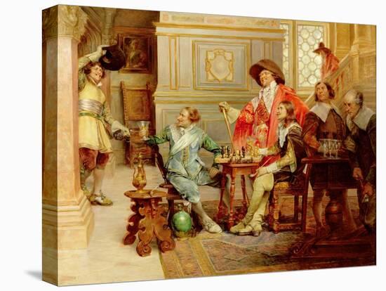 The Arrival of D'Artagnan-Alex De Andreis-Stretched Canvas