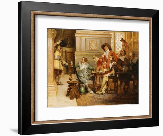 The Arrival of D'Artagnon-Alex De Andreis-Framed Giclee Print