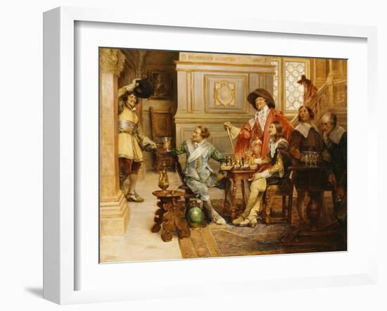 The Arrival of D'Artagnon-Alex De Andreis-Framed Giclee Print