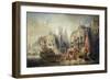 The Arrival of Fernando Alvarez De Toledo, Duke of Alba at Rotterdam in 1567, 1844-Jean-Baptiste Isabey-Framed Giclee Print