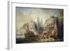 The Arrival of Fernando Alvarez De Toledo, Duke of Alba at Rotterdam in 1567, 1844-Jean-Baptiste Isabey-Framed Giclee Print