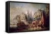 The Arrival of Fernando Alvarez de Toledo, Duke of Alba-Louis Eugene Gabriel Isabey-Framed Stretched Canvas