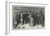 The Arrival of General Boulanger at Charing Cross Railway Station from Brussels-null-Framed Giclee Print