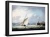 The Arrival of George IV at Leith Harbour, 1822-Thomas Buttersworth-Framed Giclee Print
