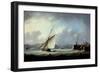 The Arrival of George IV at Leith Harbour-Thomas Buttersworth-Framed Giclee Print