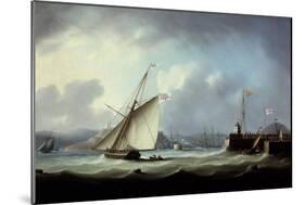 The Arrival of George IV at Leith Harbour-Thomas Buttersworth-Mounted Giclee Print