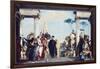 The Arrival of Henri Iii at the Villa Contarini. Before 1750-Giambattista Tiepolo-Framed Giclee Print