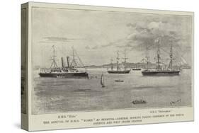 The Arrival of HMS Blake at Bermuda-null-Stretched Canvas