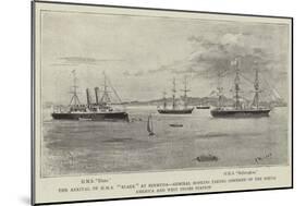 The Arrival of HMS Blake at Bermuda-null-Mounted Giclee Print