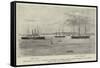 The Arrival of HMS Blake at Bermuda-null-Framed Stretched Canvas