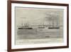 The Arrival of HMS Blake at Bermuda-null-Framed Giclee Print