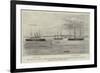 The Arrival of HMS Blake at Bermuda-null-Framed Giclee Print