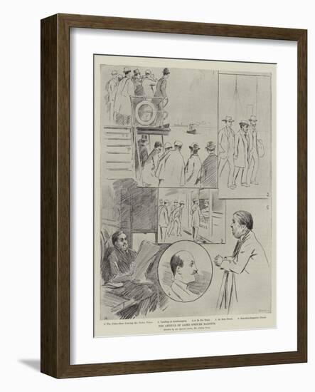 The Arrival of Jabez Spencer Balfour-Julius Mandes Price-Framed Giclee Print