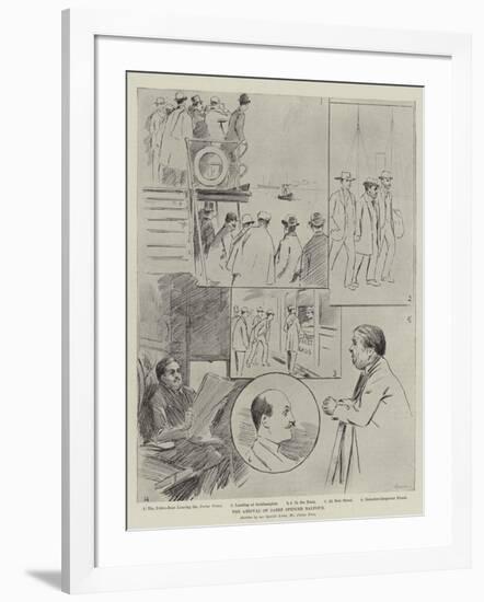 The Arrival of Jabez Spencer Balfour-Julius Mandes Price-Framed Giclee Print