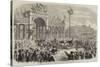 The Arrival of King George I at Athens-null-Stretched Canvas