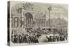 The Arrival of King George I at Athens-null-Stretched Canvas