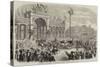 The Arrival of King George I at Athens-null-Stretched Canvas