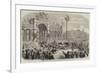 The Arrival of King George I at Athens-null-Framed Giclee Print