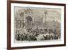 The Arrival of King George I at Athens-null-Framed Giclee Print
