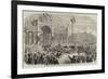 The Arrival of King George I at Athens-null-Framed Giclee Print